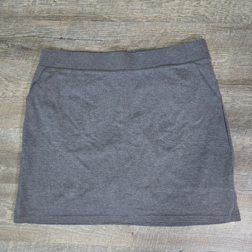 Croft & Barrow Charcoal Skort with Pockets